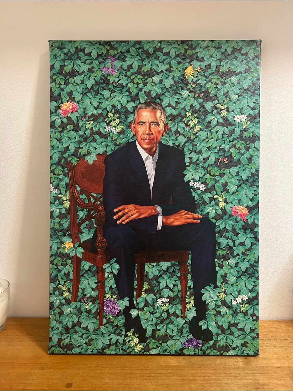 Barack Obama Portrait Art Print on canvas